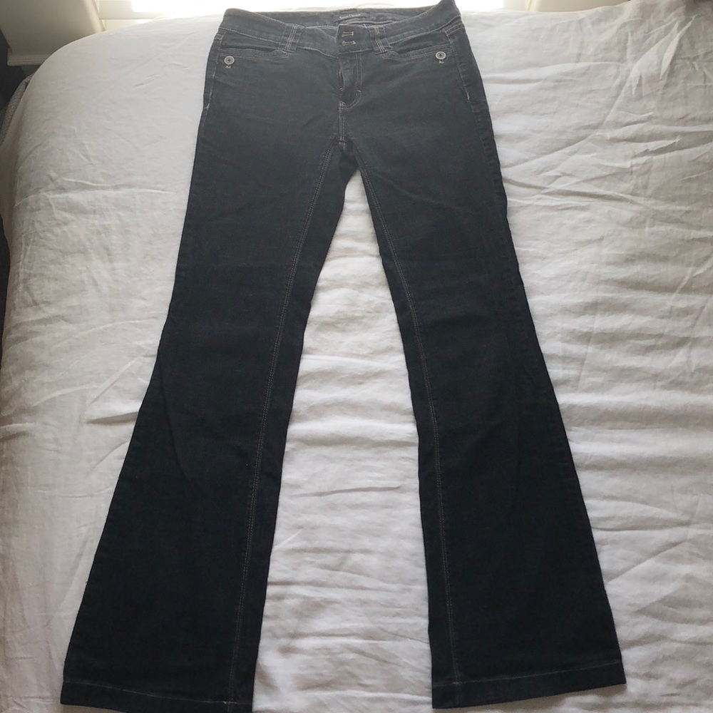 White House black market black denim jeans